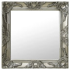 Miroir baroque argenté classique