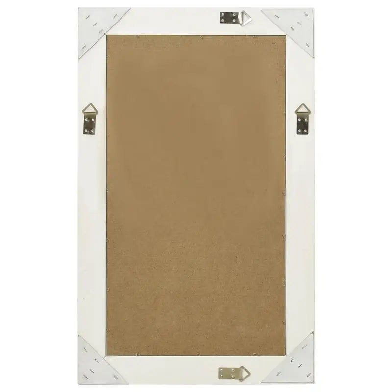 Grand miroir mural baroque blanc