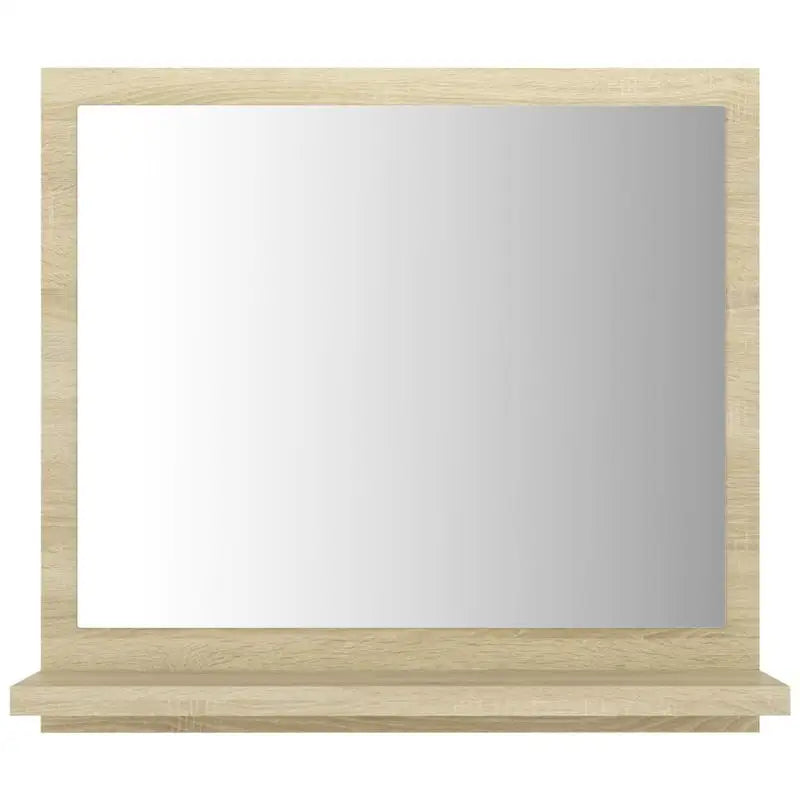 Miroir salle de bain chêne Sonoma