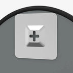 Miroir rond noir minimaliste