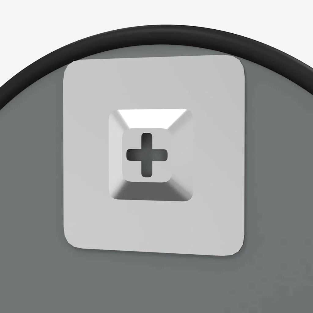 Miroir rond noir minimaliste