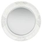 Petit miroir baroque blanc