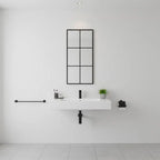 Miroir mural classique cadre fin