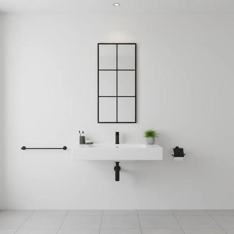 Miroir mural classique cadre fin