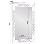 Miroir bois minimaliste salle de bain