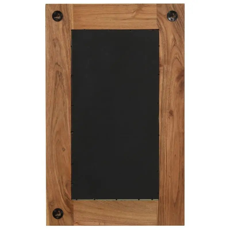 Miroir bois massif vintage artisanal