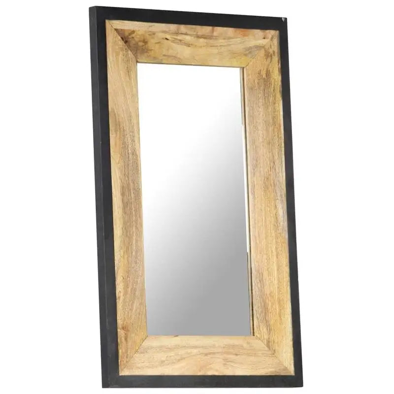 Miroir bois naturel veinage chaleureux