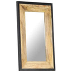 Miroir bois naturel veinage chaleureux