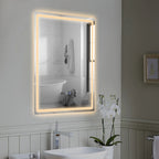 Miroir LED salle de bain anti-buée tactile
